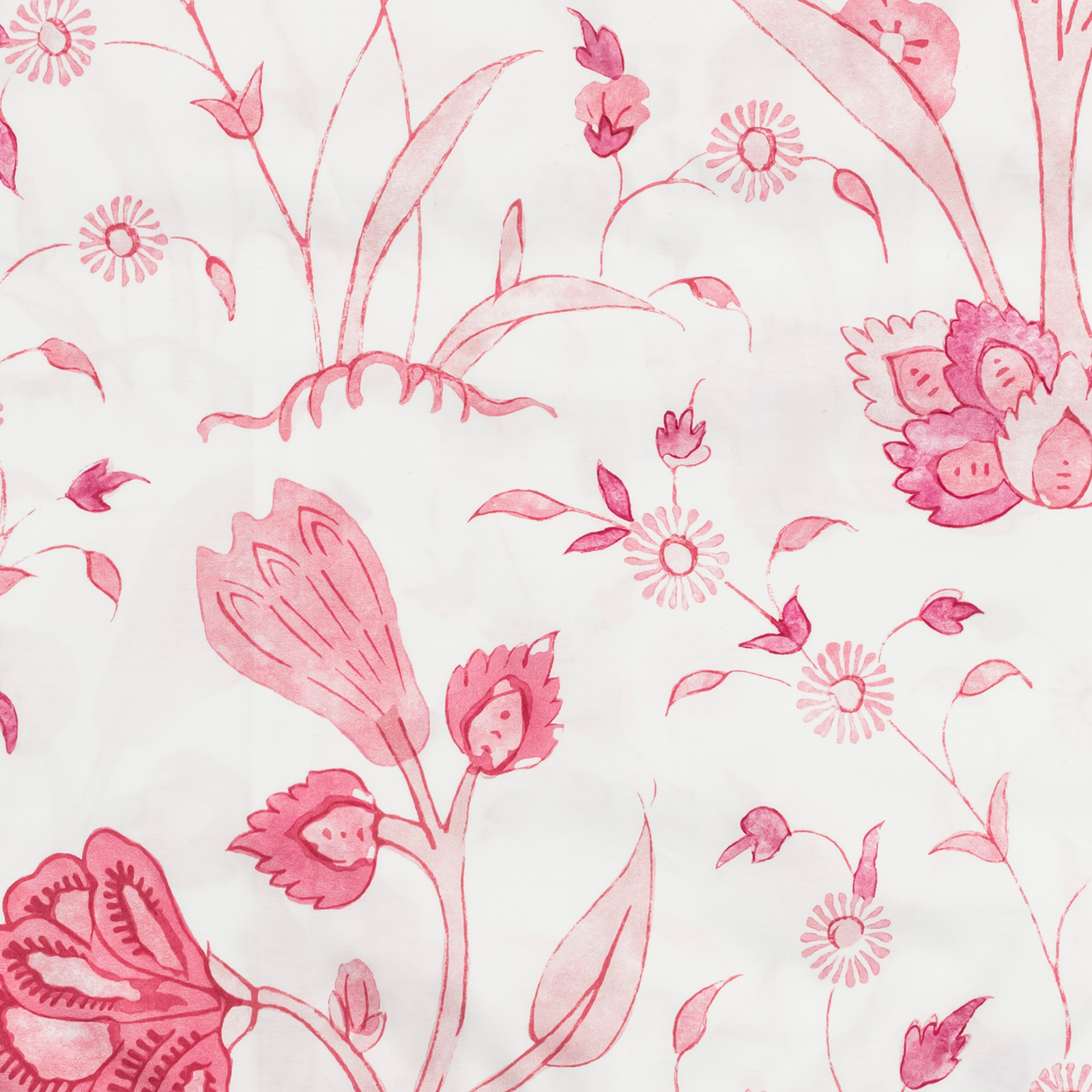 Matouk Schumacher Khilana Shower Curtain in Peony Color