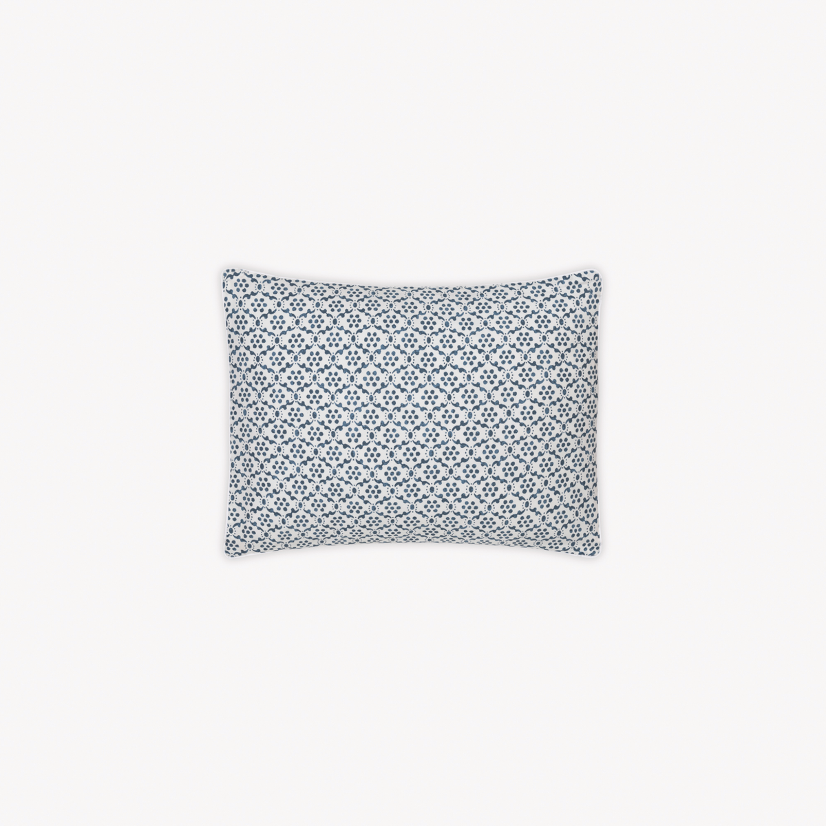 Boudoir Sham Silo of Matouk Schumacher Laksha Bedding in Indigo color