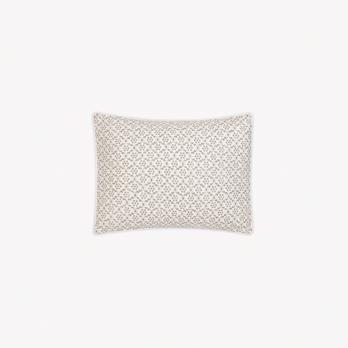 Boudoir Sham Silo of Matouk Schumacher Laksha Bedding in Oak color