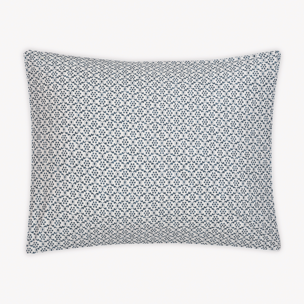 Sham Silo of Matouk Schumacher Laksha Bedding in Indigo color