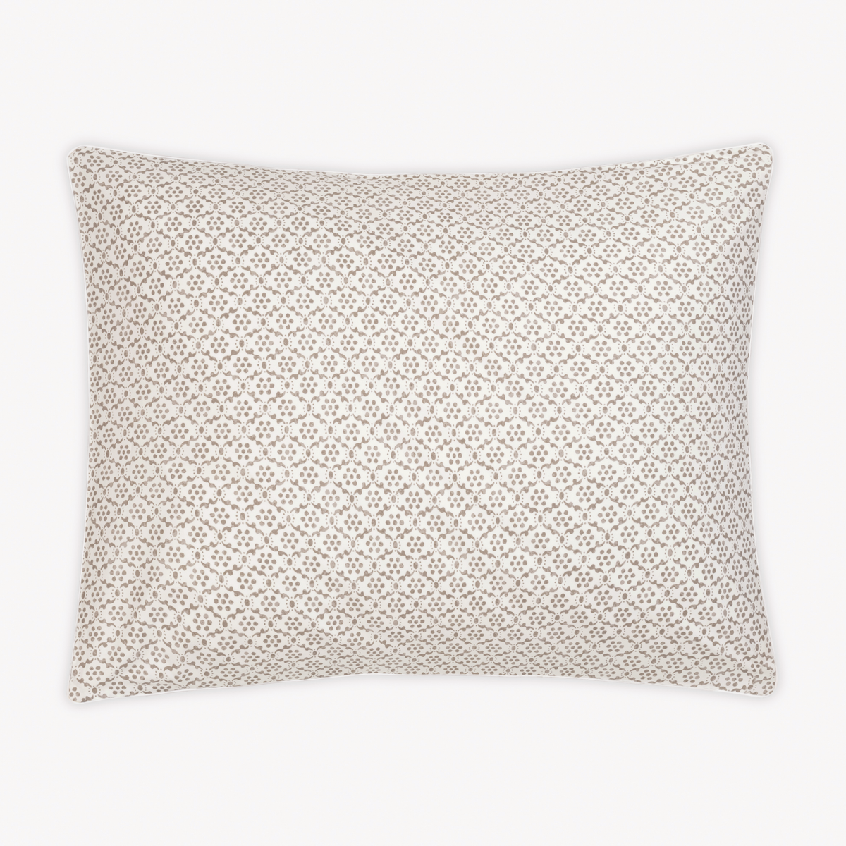 Sham Silo of Matouk Schumacher Laksha Bedding in Oak color