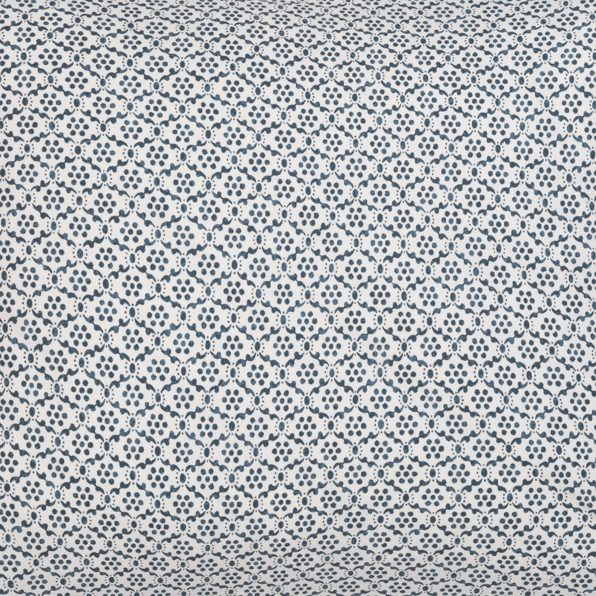 Swatch Sample of Matouk Schumacher Laksha Bedding in Indigo color