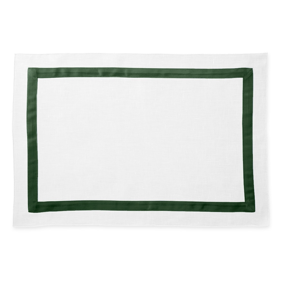 Placemat of Matouk Schumacher Lowell Table Linens in Color Green
