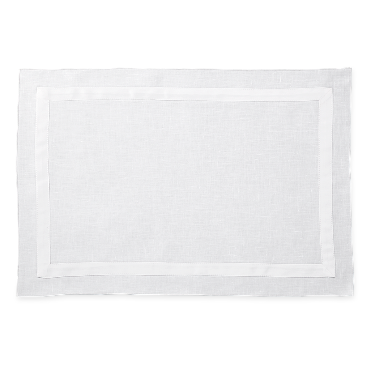 Placemat of Matouk Schumacher Lowell Table Linens in Color White