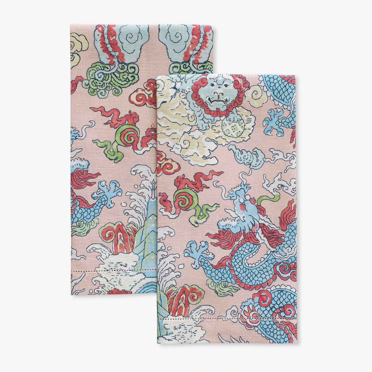 Matouk Schumacher Magic Mountain Guest Towels in Paradise