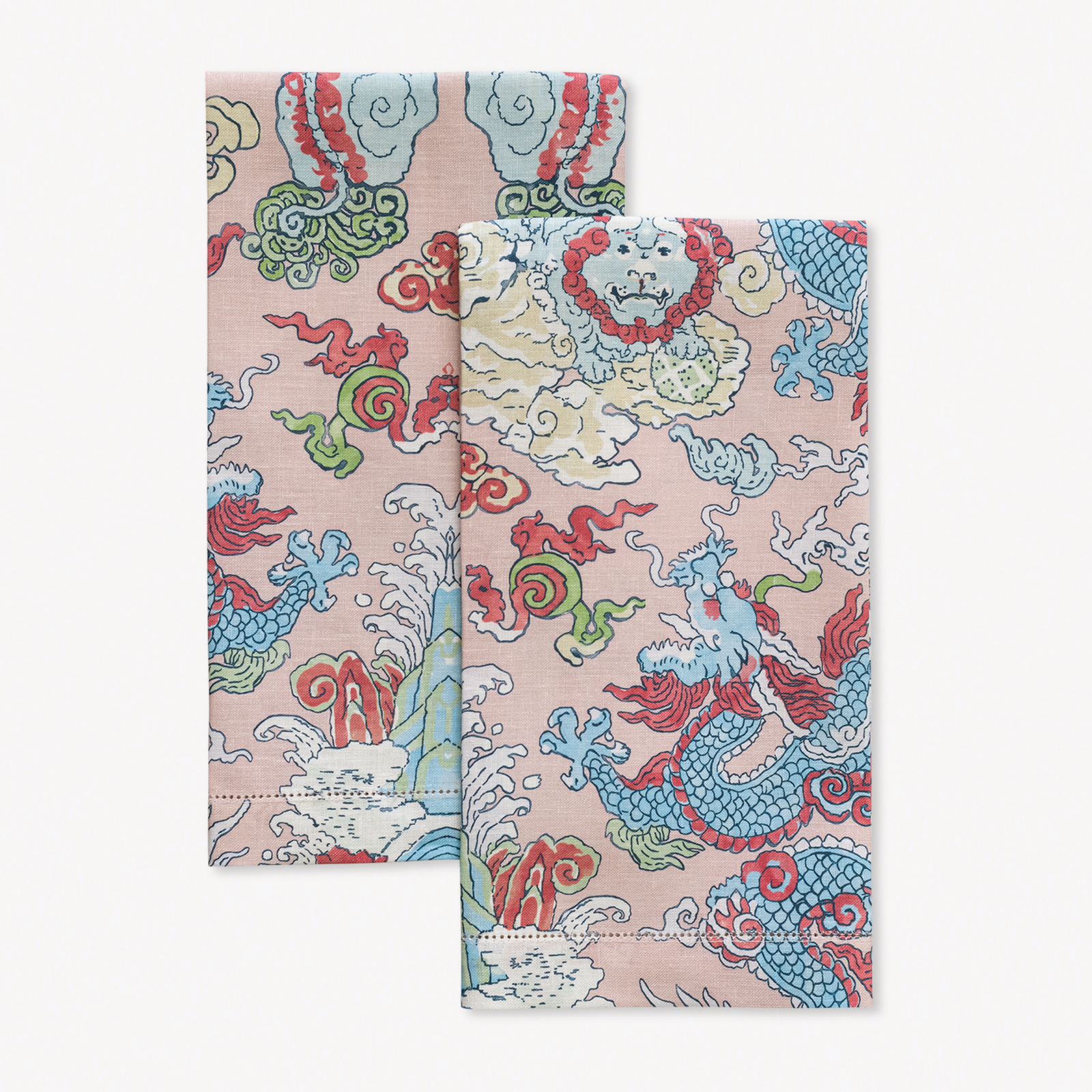 Matouk Schumacher Magic Mountain Guest Towels in Paradise