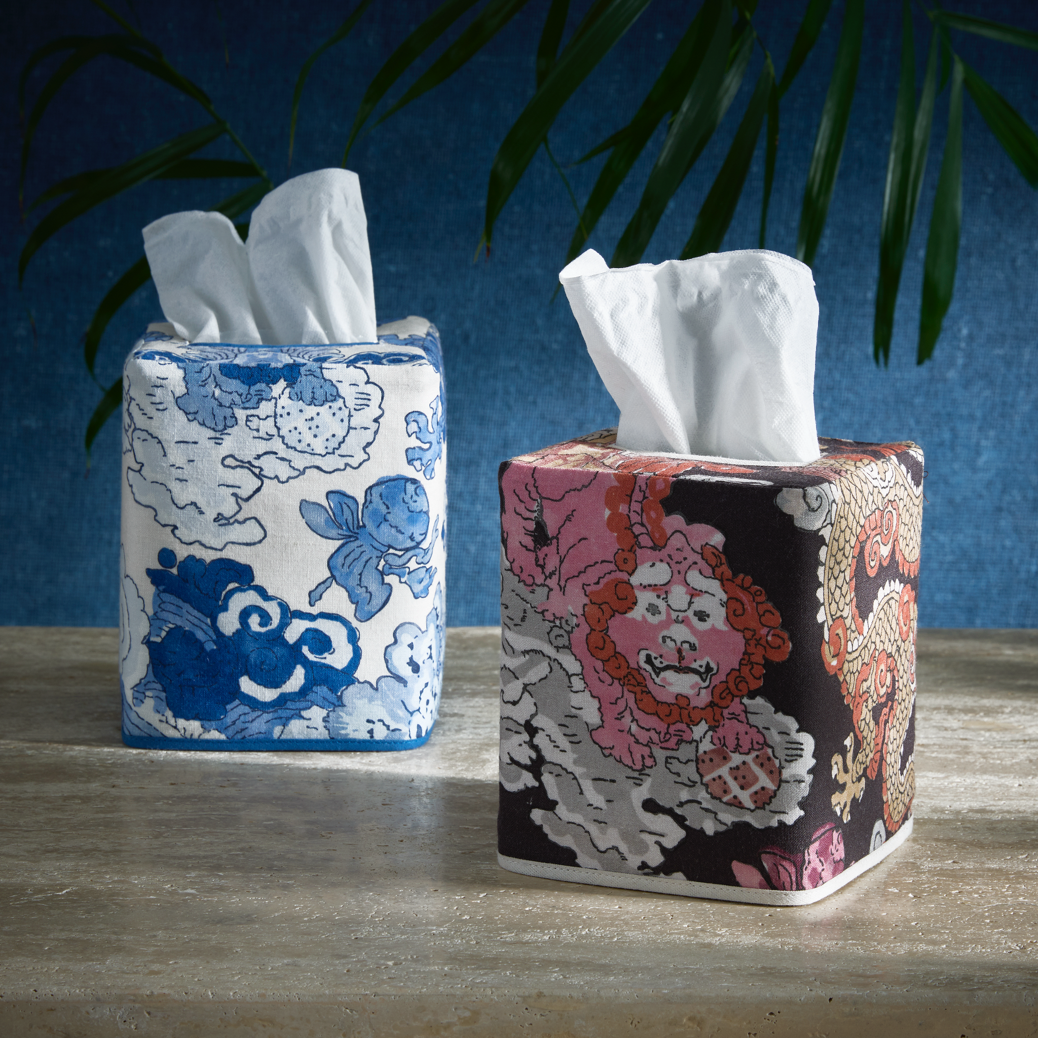 Porcelain best sale tissue box