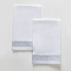Matouk Schumacher Ophelia Guest Towels - Silver featured image
