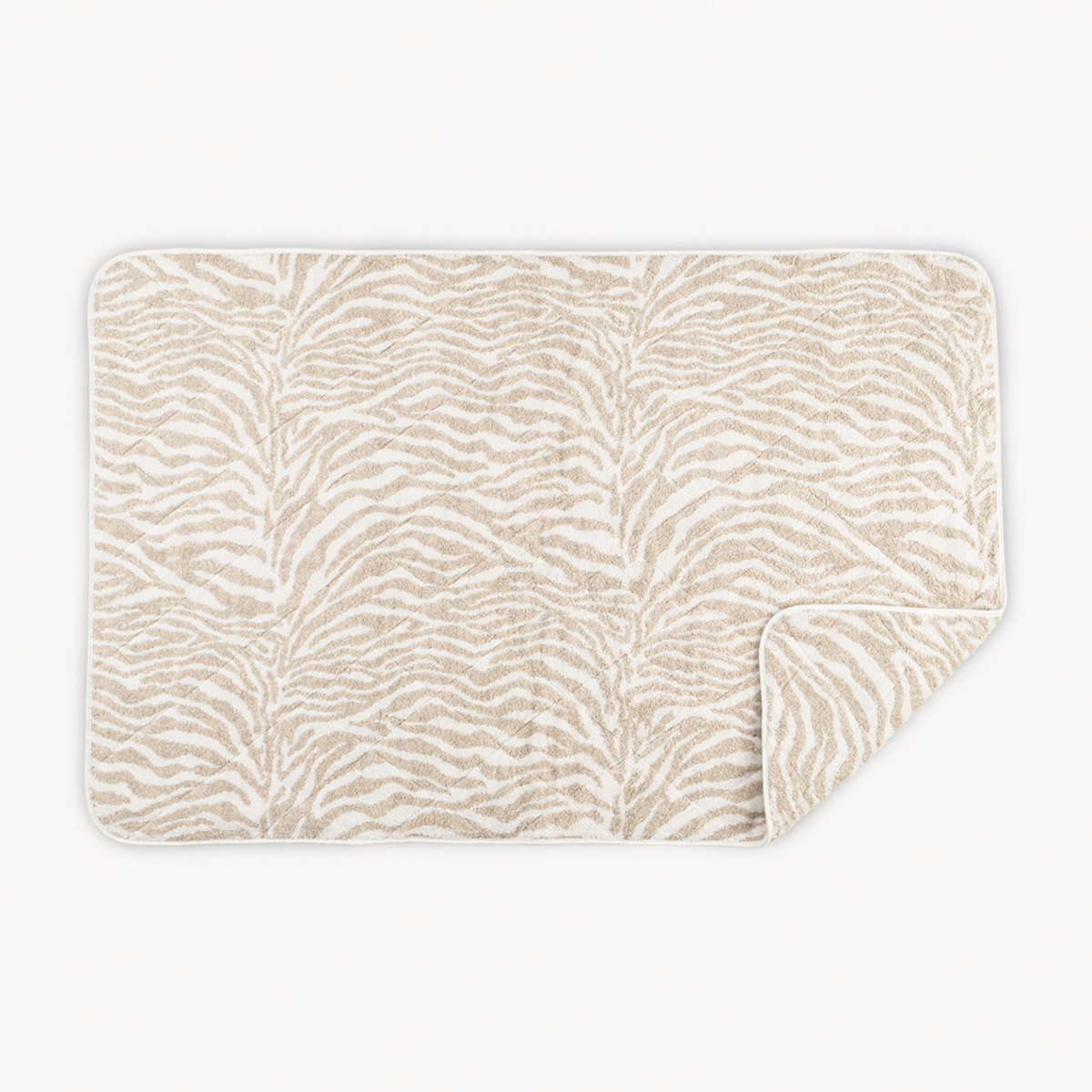 Matouk Schumacher Regine Quilted Bath Mat in Sand