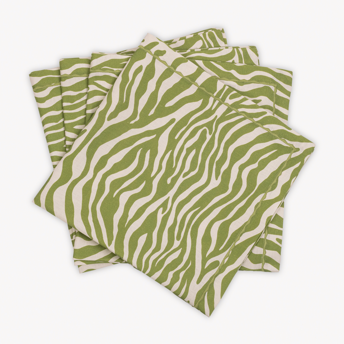 Matouk Schumacher Regine Dinner Napkins in Grass