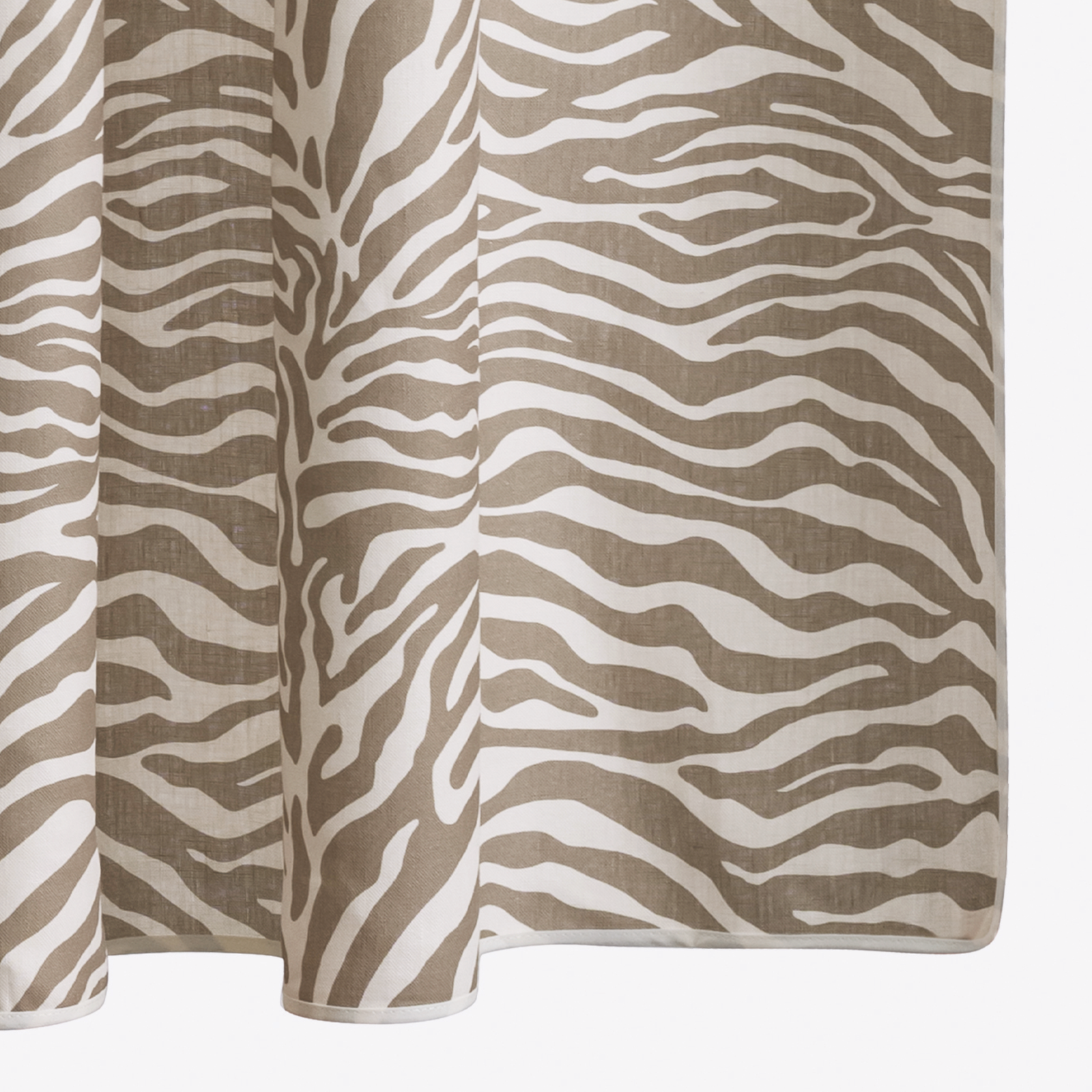 Matouk Schumacher Regine Shower Curtain in Coconut