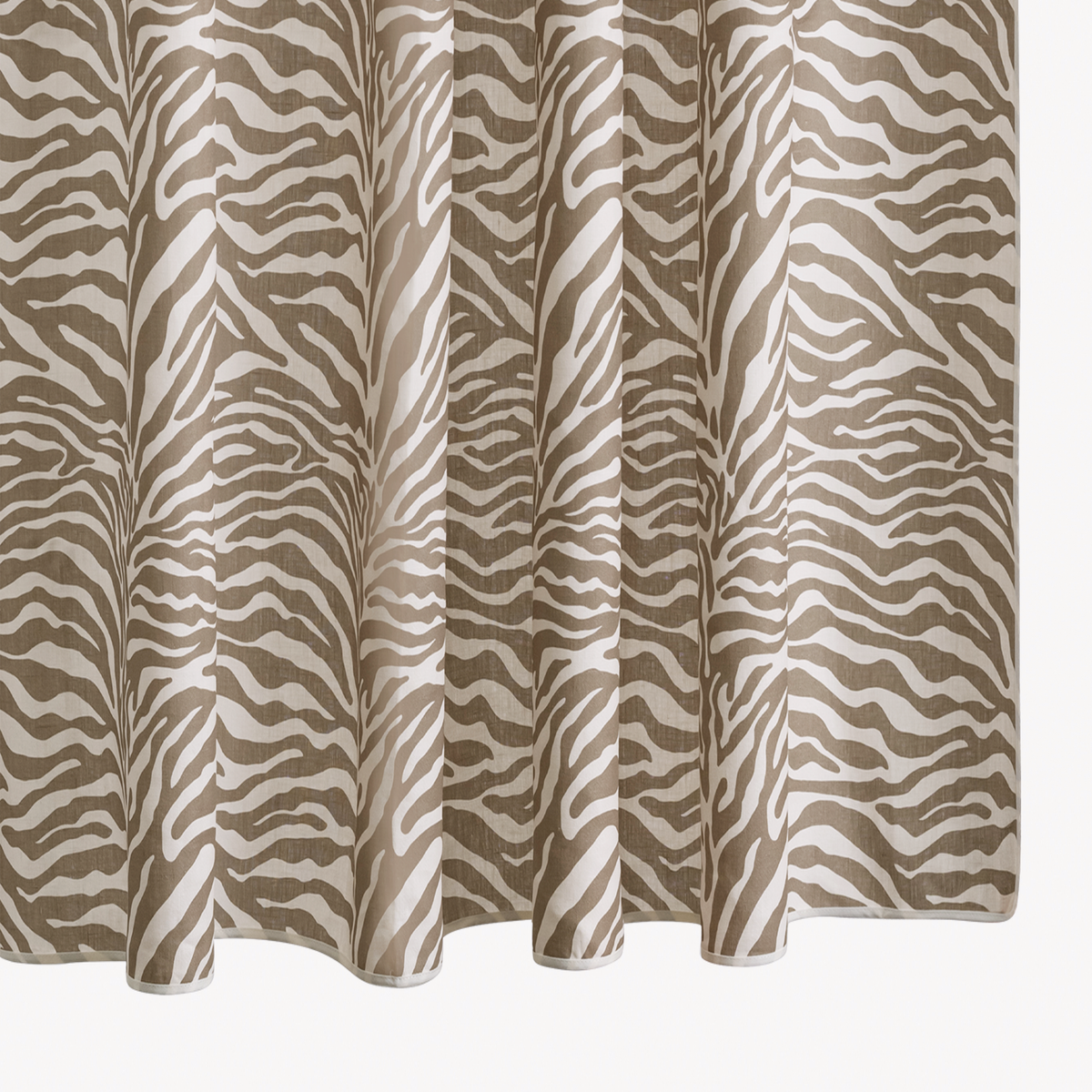 Matouk Schumacher Regine Shower Curtain in Coconut