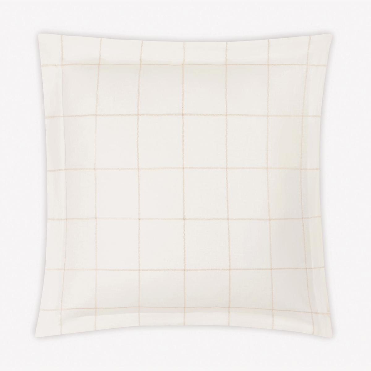 Euro Sham of Matouk Schumacher Sebastian Bedding in Dune color