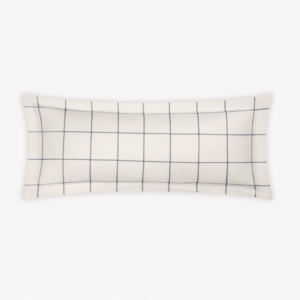 Lumbar Sham of Matouk Schumacher Sebastian Bedding in Navy color