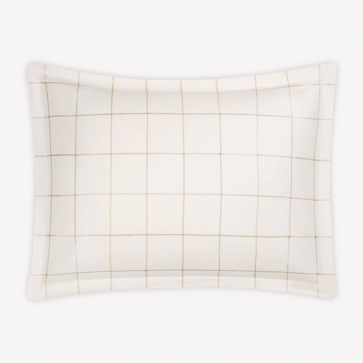 Oversized Euro Sham of Matouk Schumacher Sebastian Bedding in Dune color
