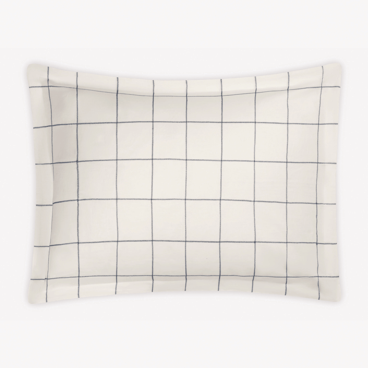 Oversized Euro Sham of Matouk Schumacher Sebastian Bedding in Navy color