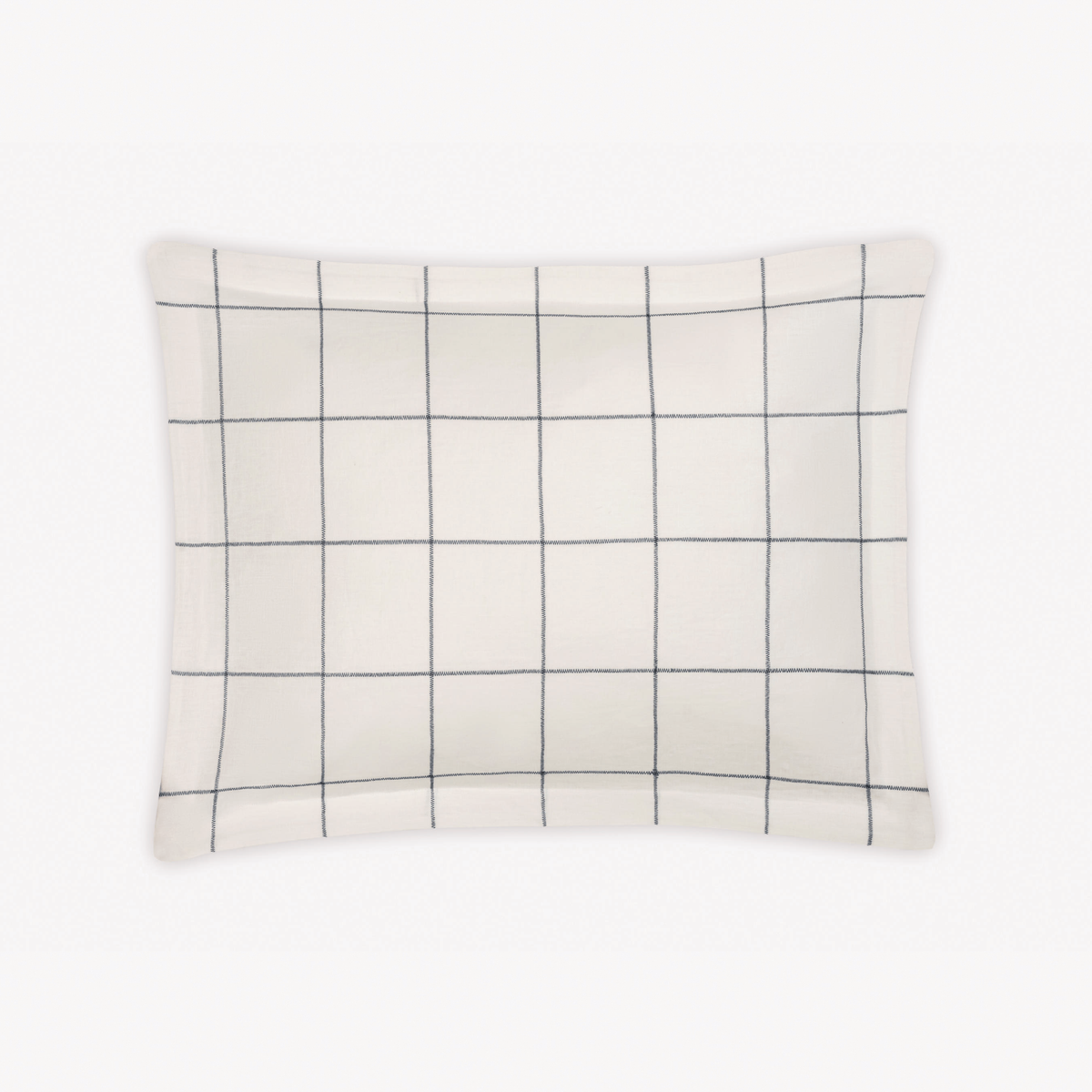Sham Silo of Matouk Schumacher Sebastian Bedding in Navy color