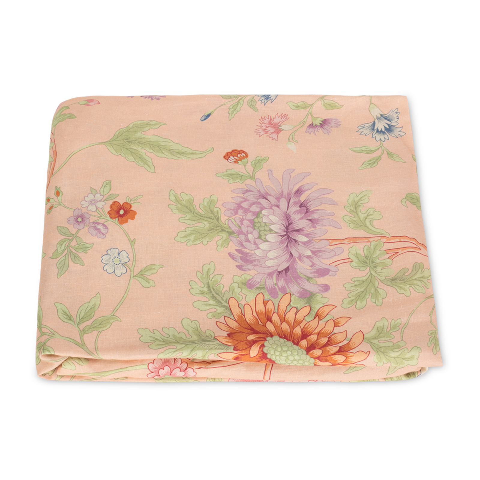 Stack of Matouk Schumacher Simone Linen Bedding Both Colors