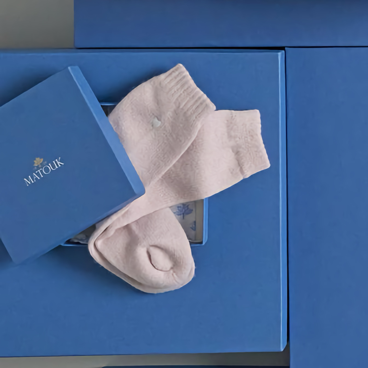 Matouk Sleeping Socks in Gift Box