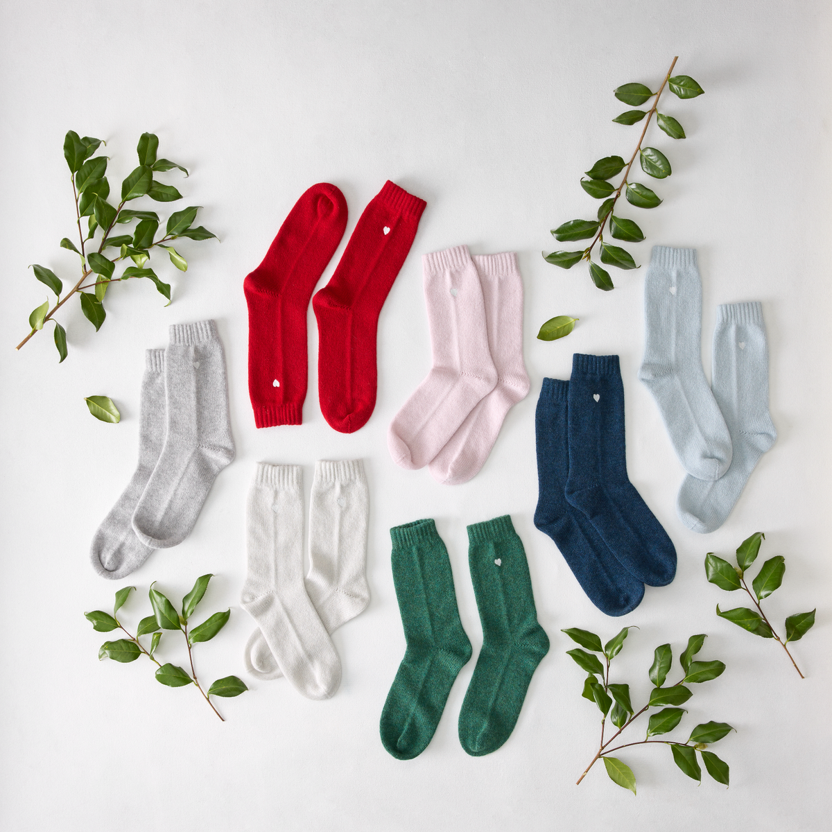 All Colors of Matouk Sleeping Socks