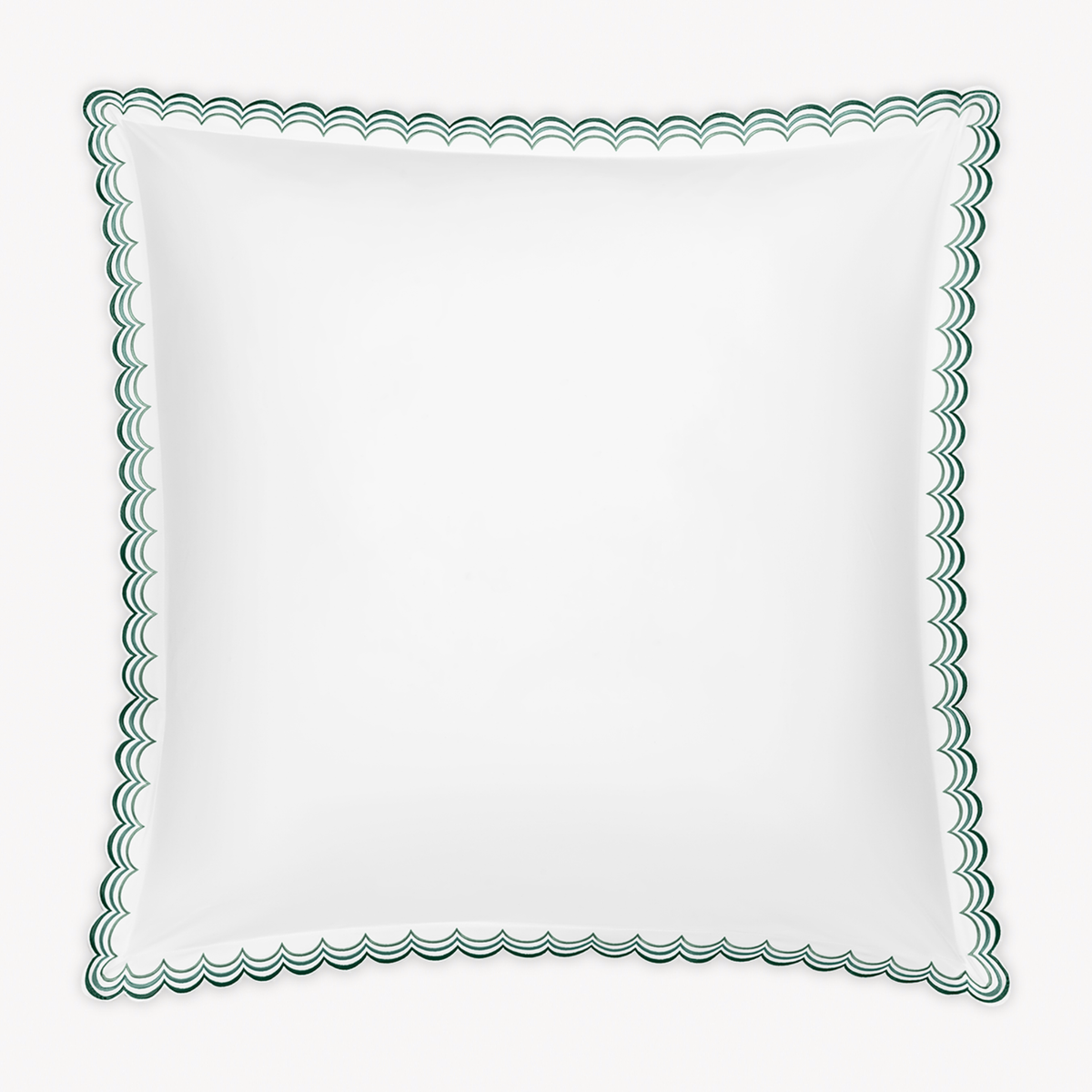 Euro Sham of Matouk Stella Bedding in Green