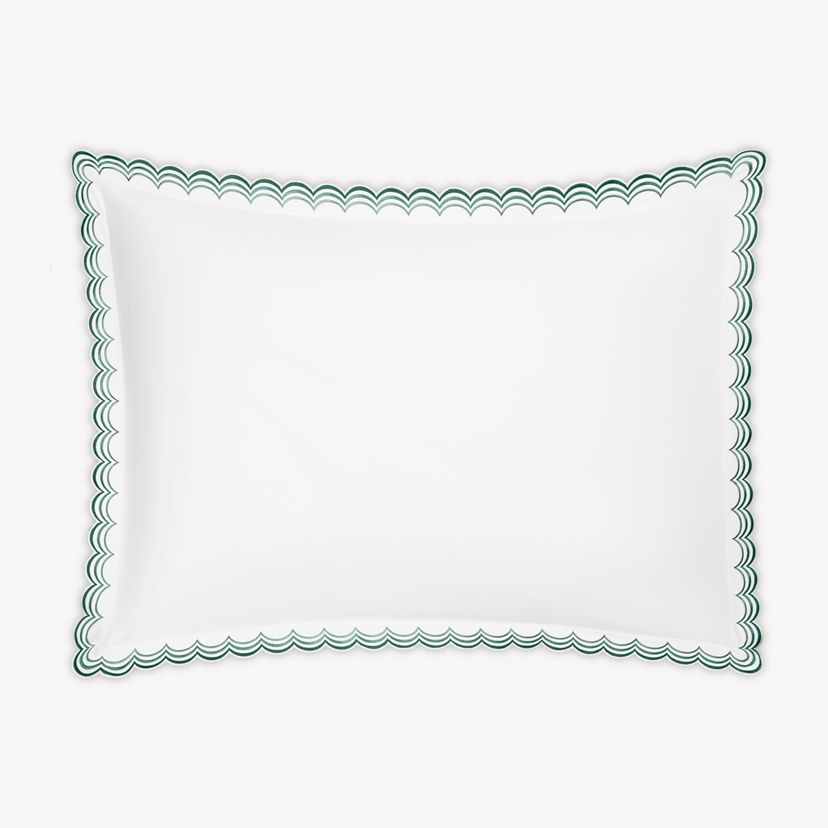 Sham Silo of Matouk Stella Bedding in Green