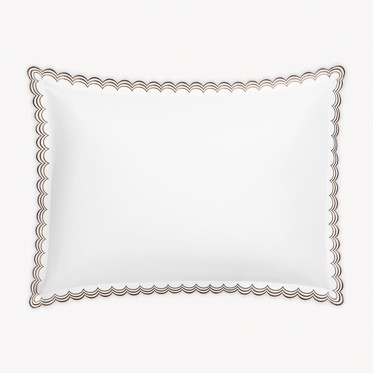 Sham Silo of Matouk Stella Bedding in Mocha