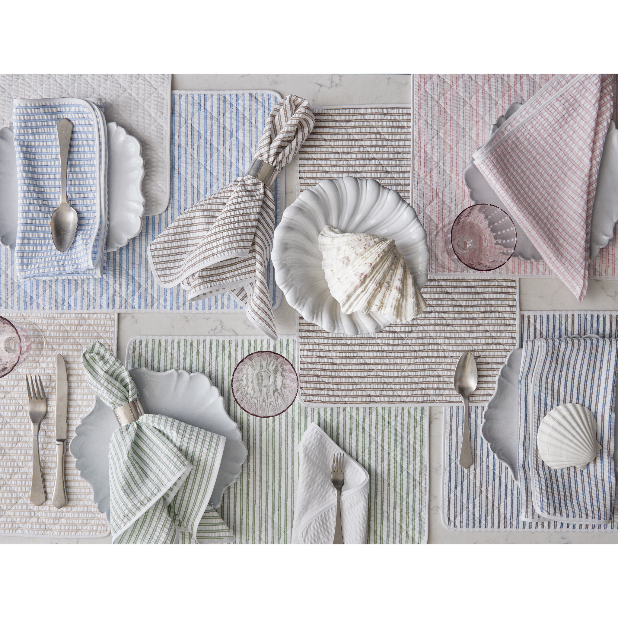 Matouk Matteo Table Linens (White) | Luxury Table Setting | FLandB ...