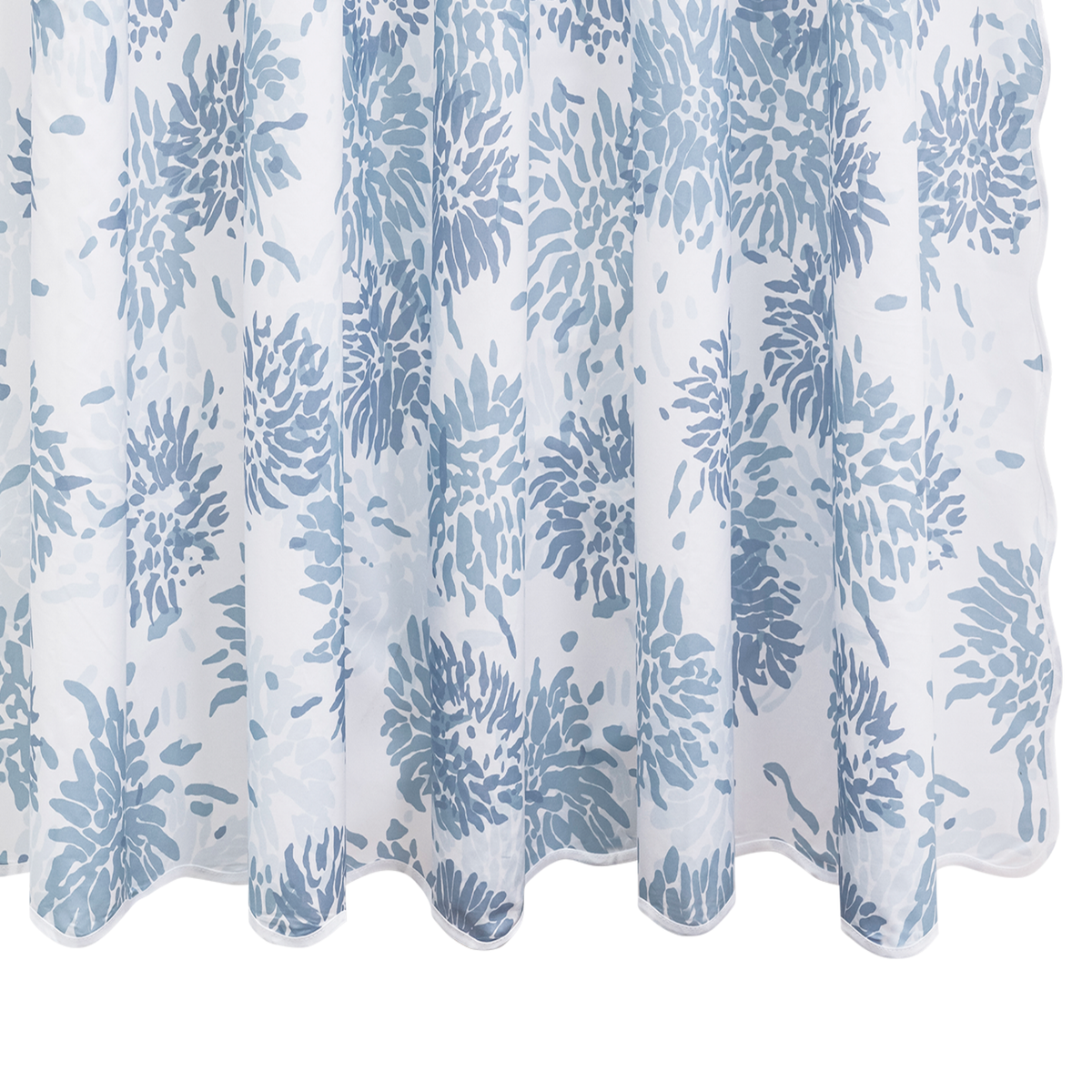 Bluebell Matouk Tillett Chrysanthemum Shower Curtain from Egyptian cotton percale