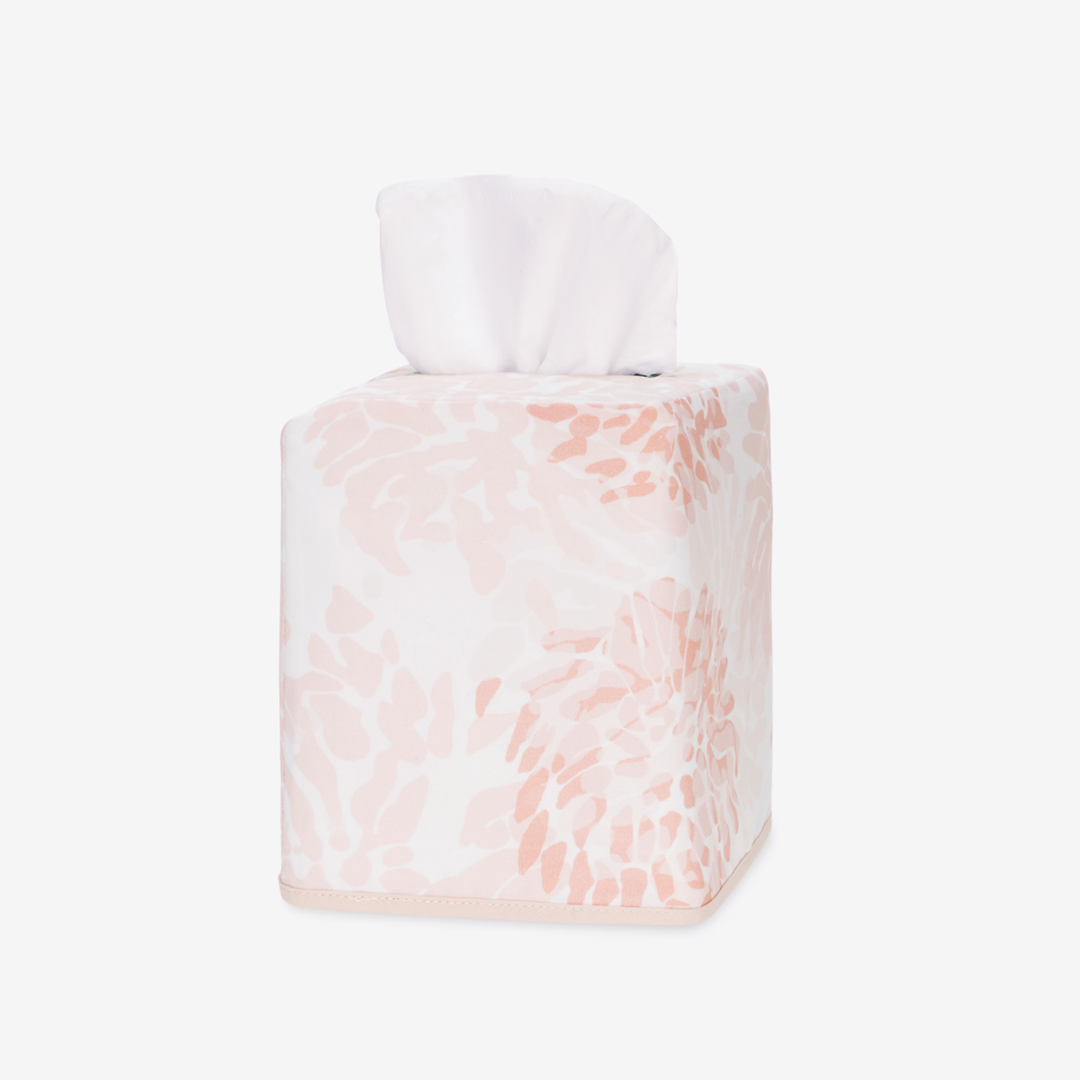 Matouk Tillett Chrysanthemum Tissue Box Covers in Blush color