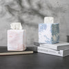 Matouk Tillett Chrysanthemum Tissue Box Cover - Blue featured image