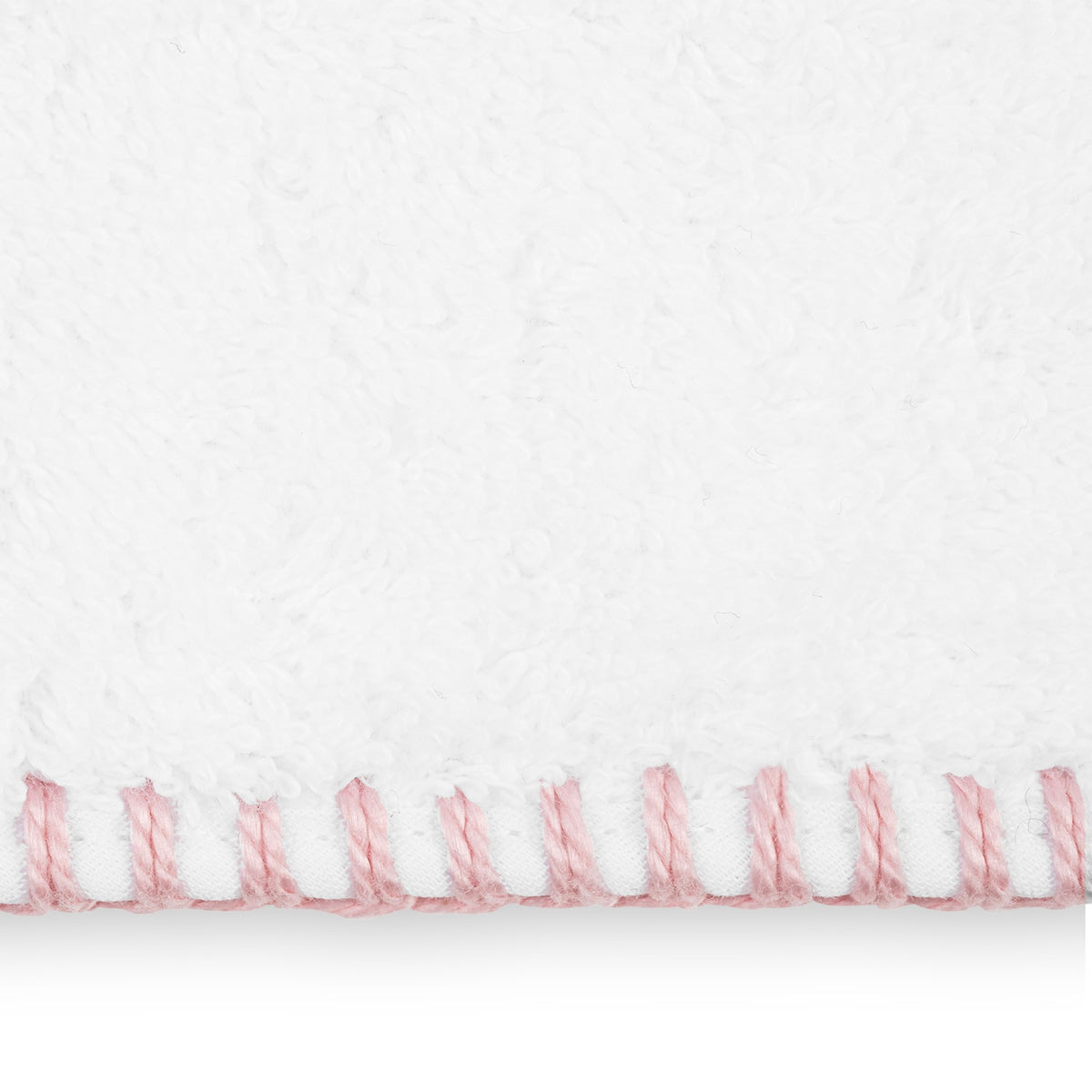 Swatch Sample of Carnation Matouk Whipstitch Bath Collection