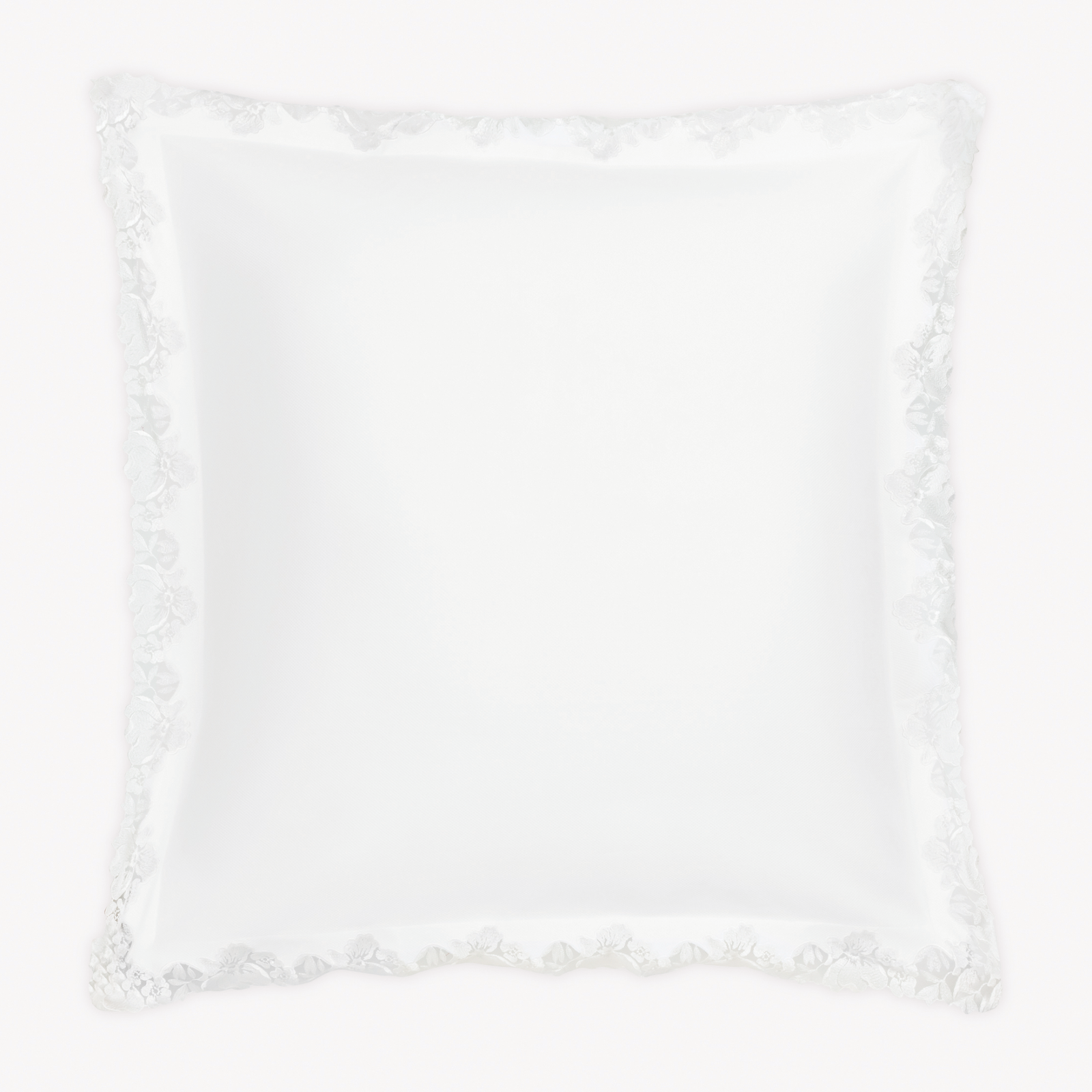 Bed in White Matouk Virginia Lace Bedding with Venus Pool