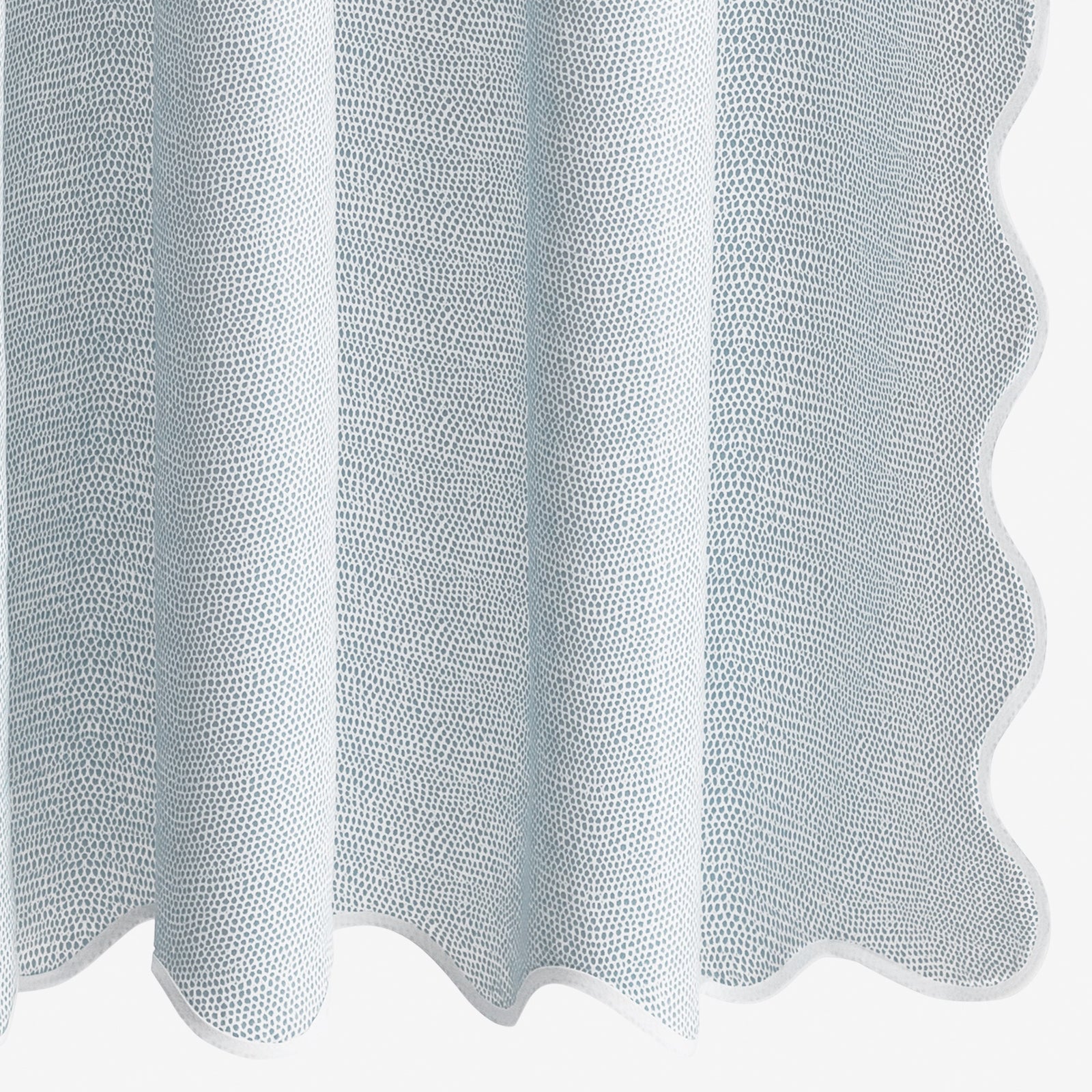 Matouk Jasper Shower Curtain in Hazy Blue