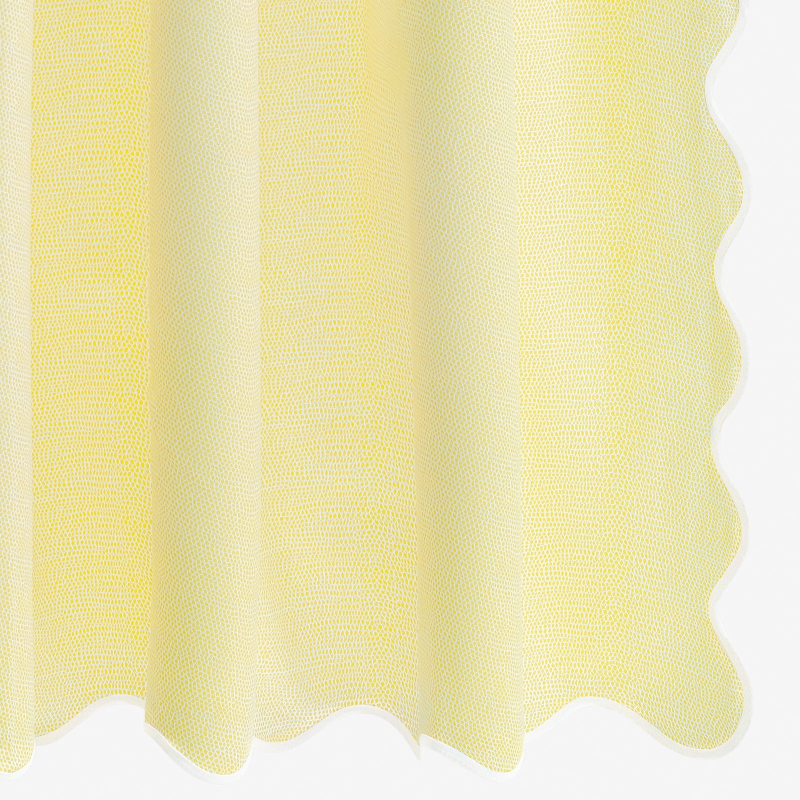 Matouk Jasper Shower Curtain in Lemon