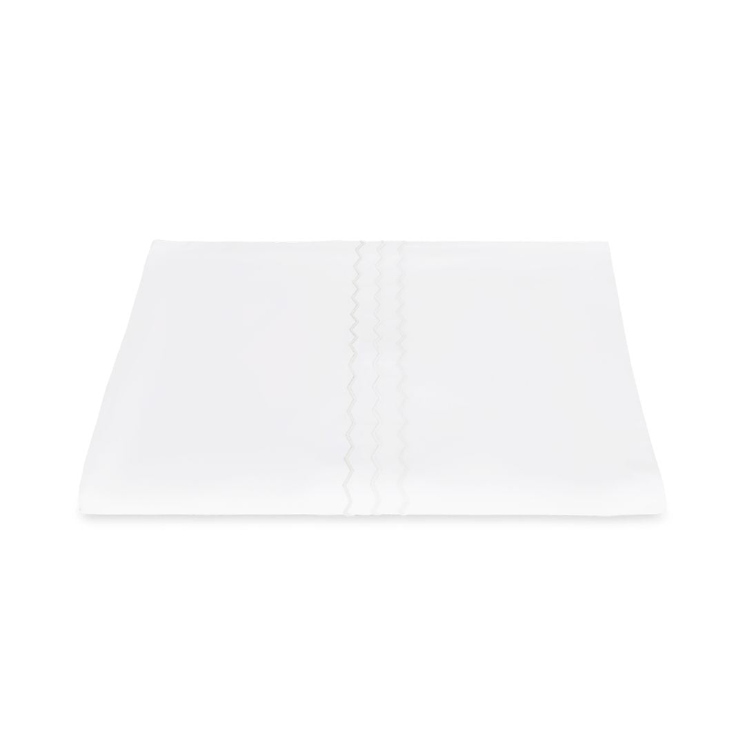 Matouk Axel Duvet Cover in White Silo Image