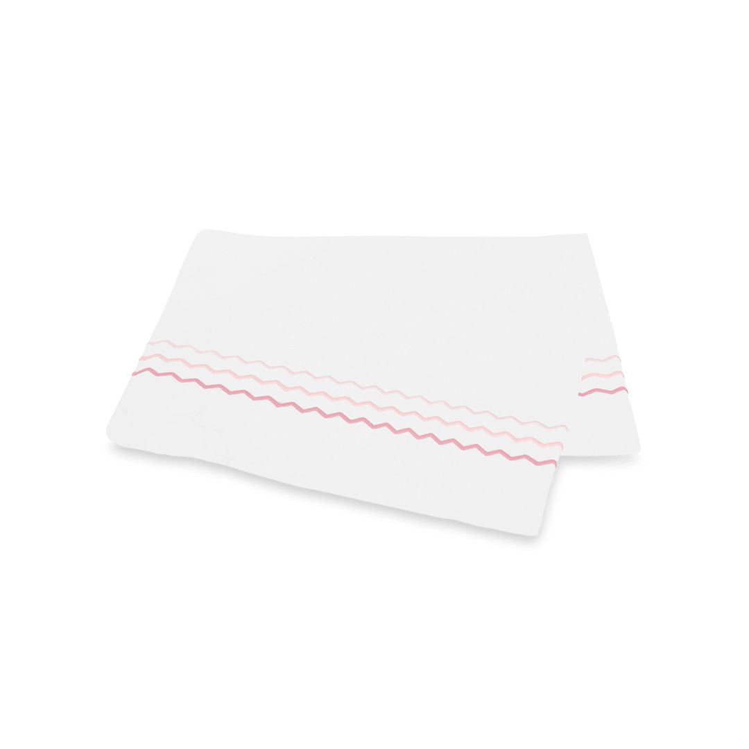 Matouk Axel Flat Sheet in Pink Silo Image