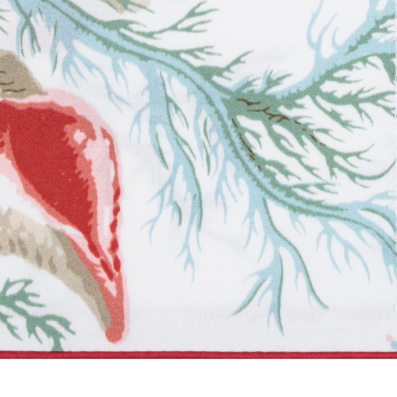 Matouk Del Tesoro Pajama in Coral - model popping collar