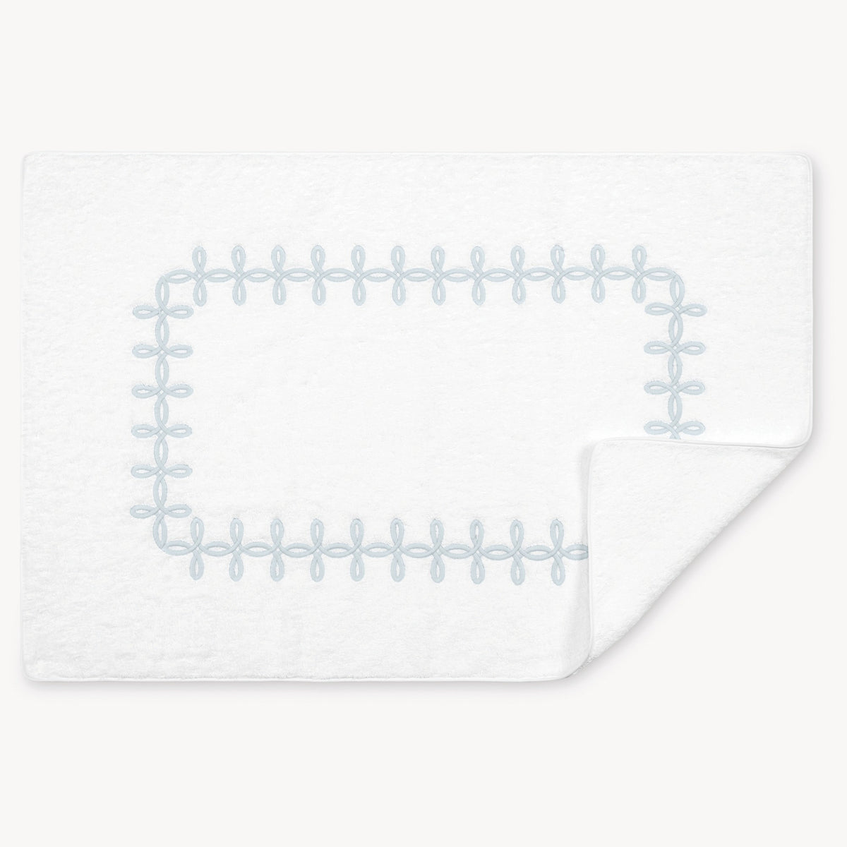 Matouk Gordian Knot Tub Mat - Blue - Silo Image