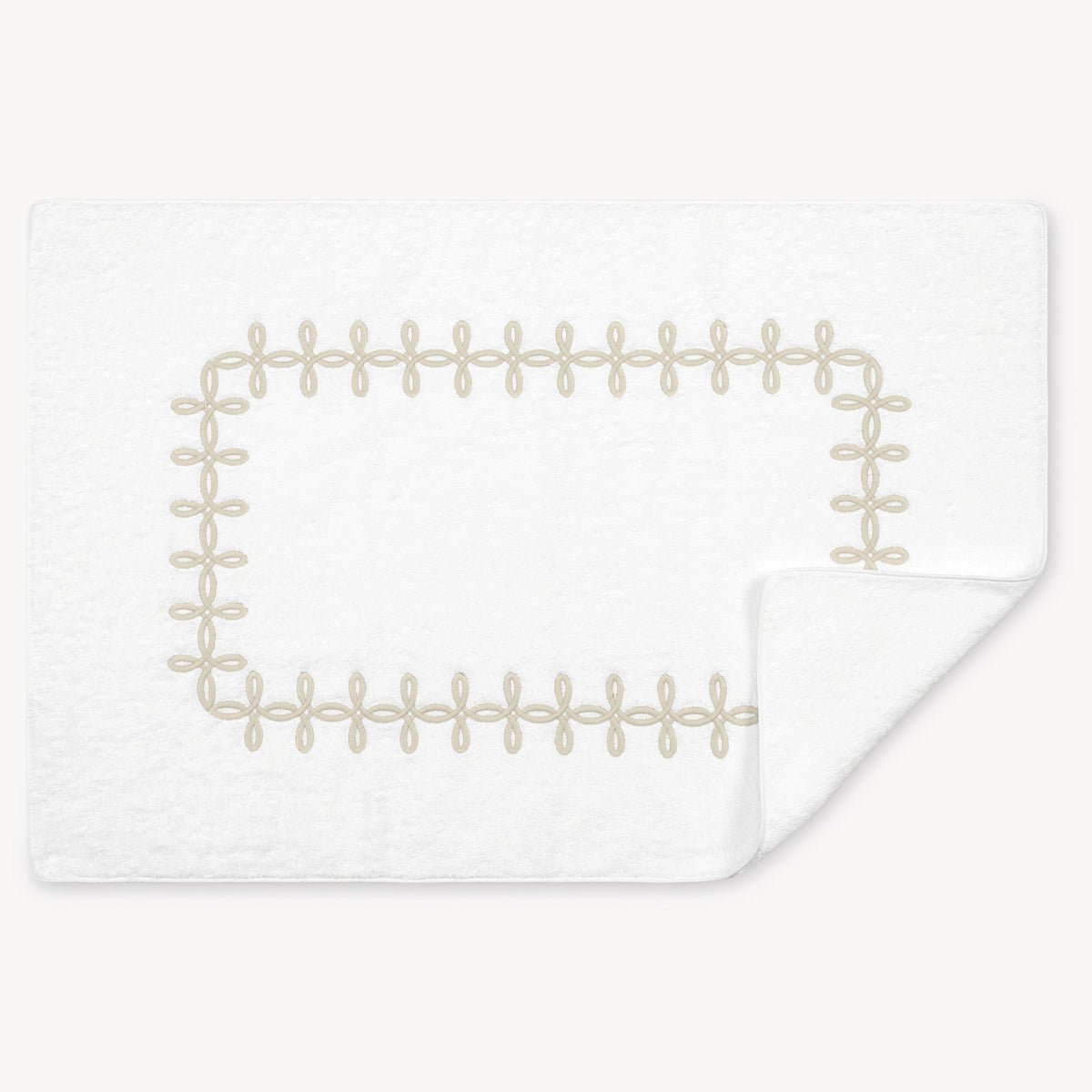 Matouk Gordian Knot Tub Mat - Truffle - Silo Image