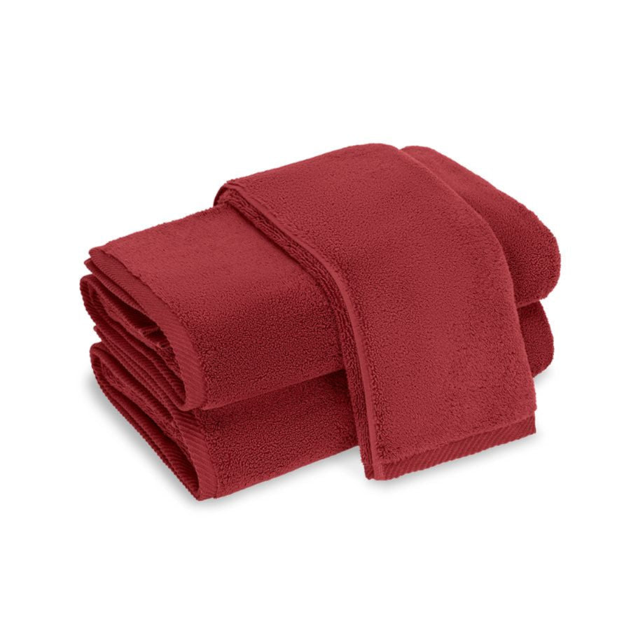 Matouk Milagro Towels in Scarlet