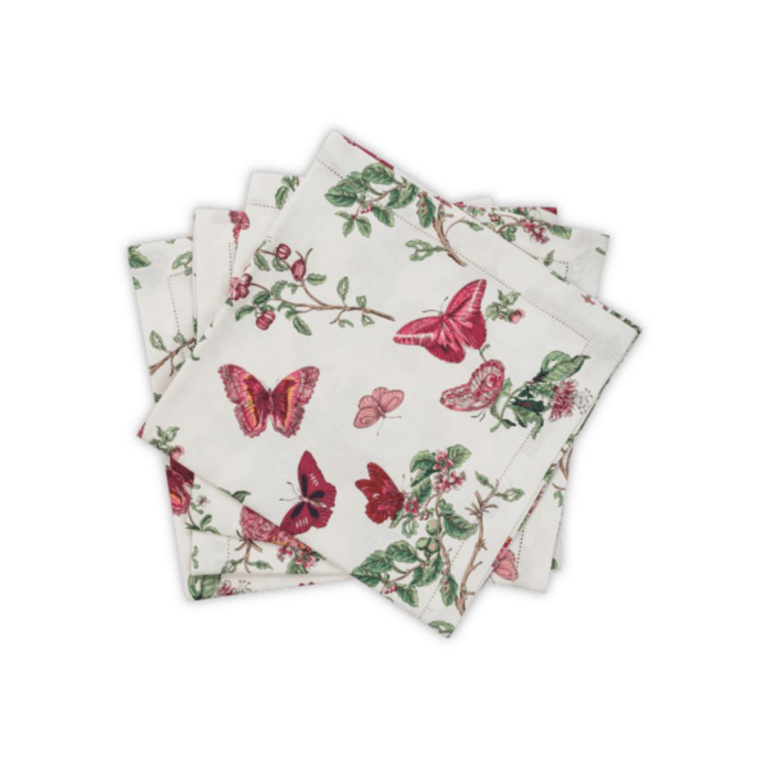 Matouk Schumacher Baudin Butterfly Dinner Napkins