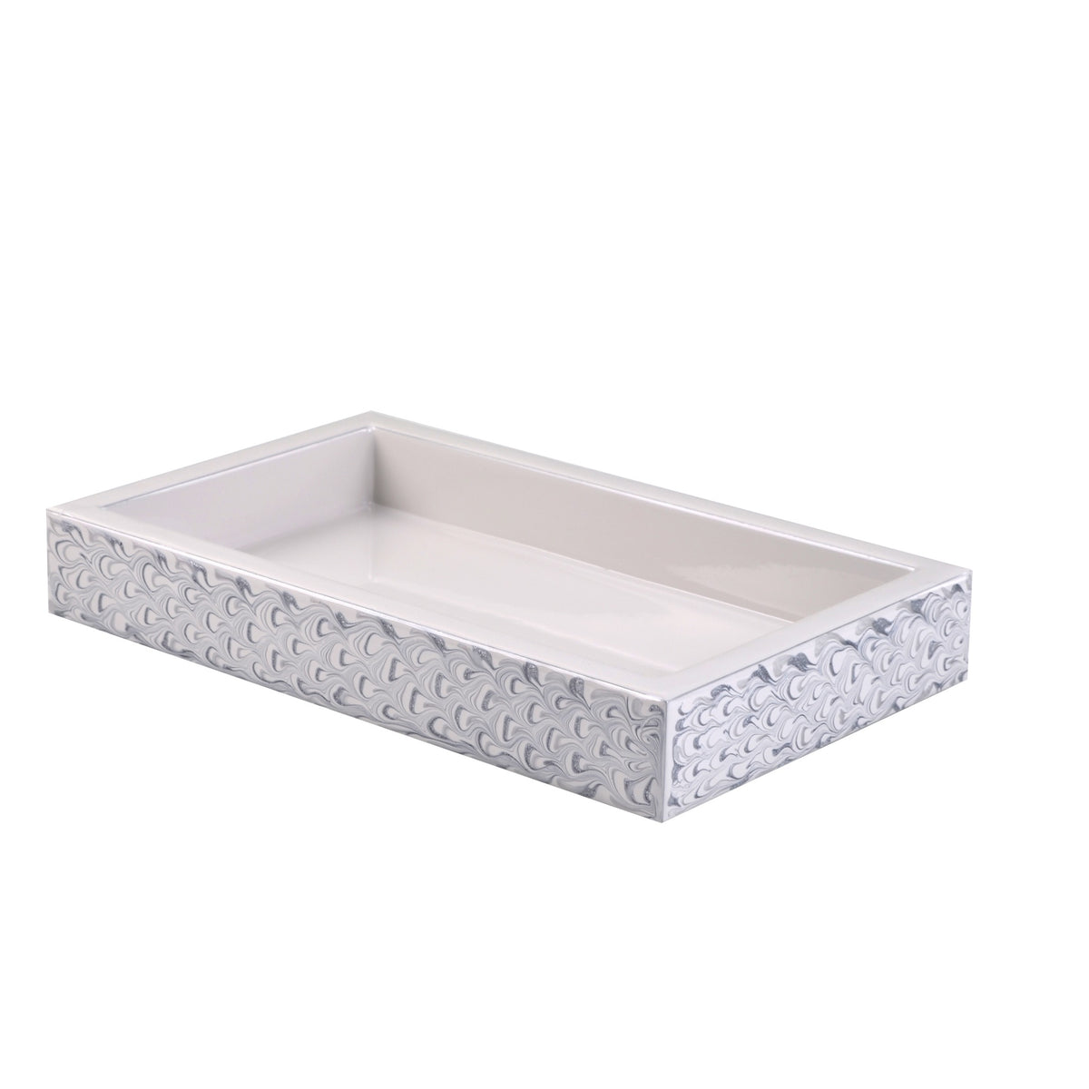 Tray of Mike and Ally Atlantic Bath Accessories in Gray