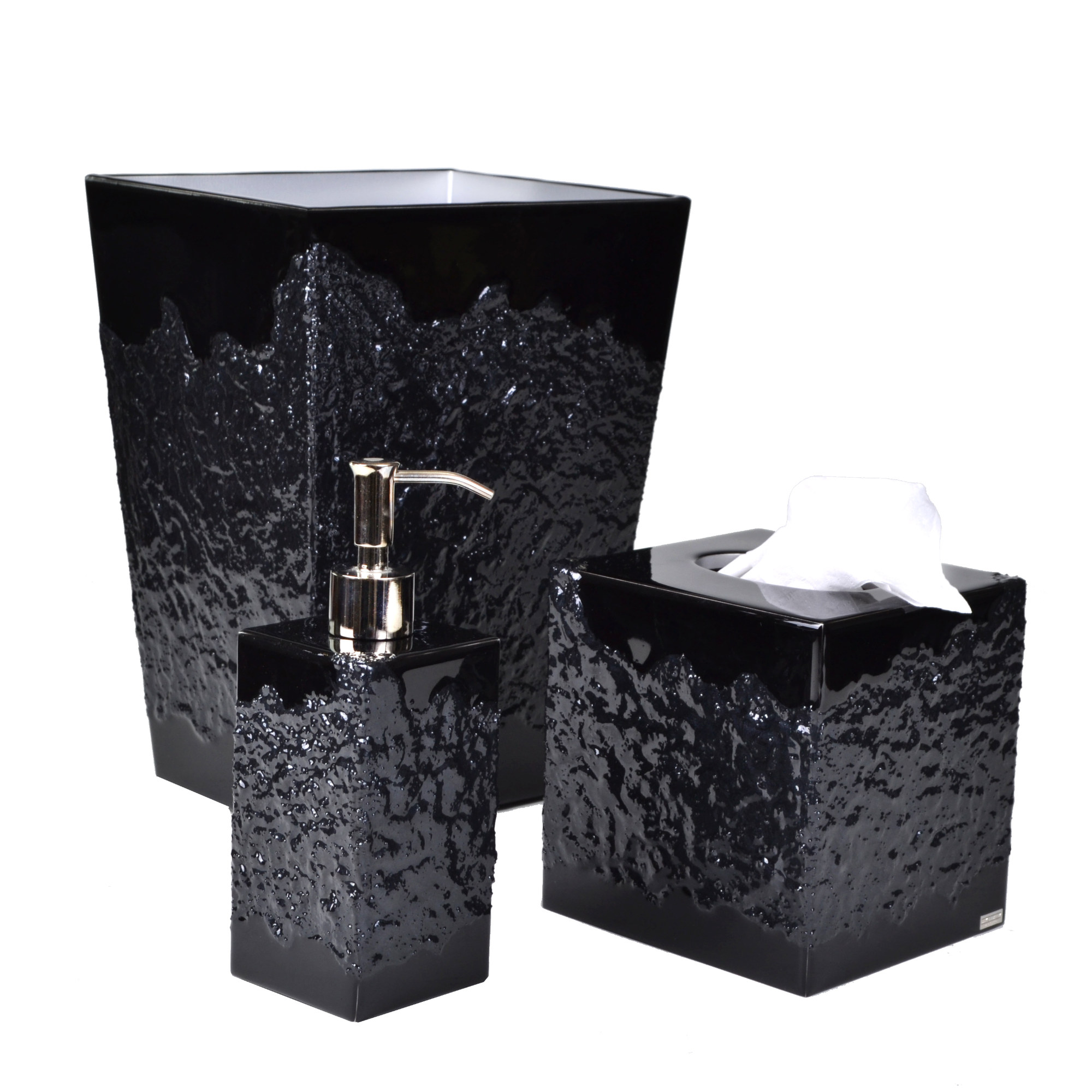 Mike and Ally Brut Bath Accessories in Black