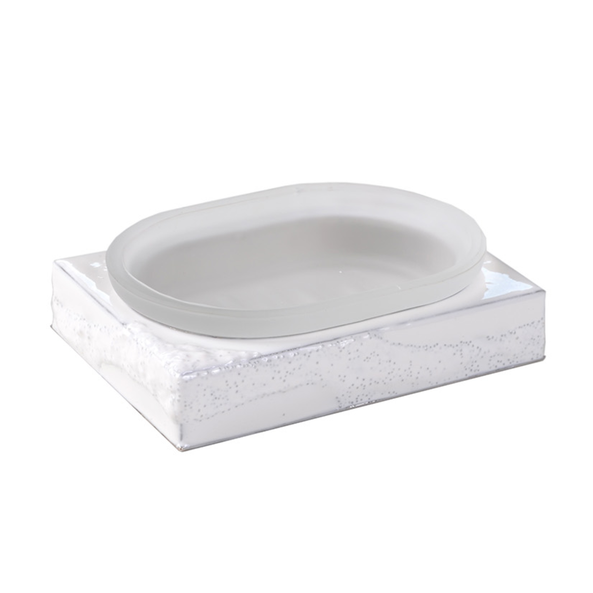 Soap Dish of Mike and Ally Brut Bath Accessories in Pearl