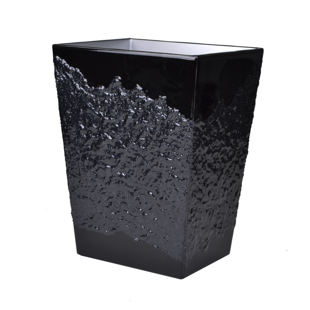 Wastebasket of Mike and Ally Brut Bath Accessories in Black