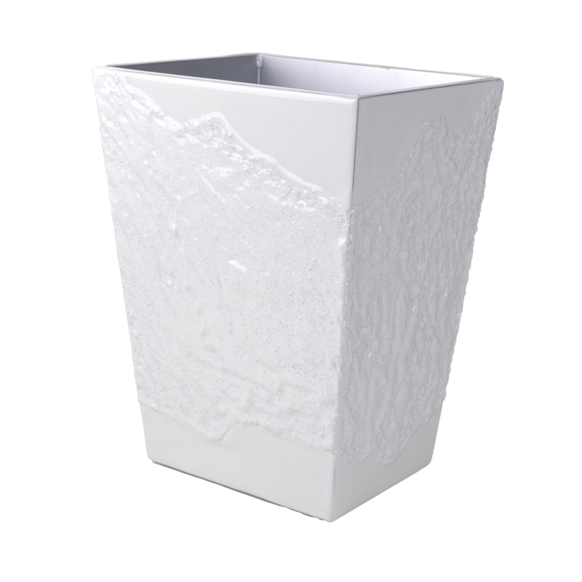 Wastebasket of Mike and Ally Brut Bath Accessories in Pearl