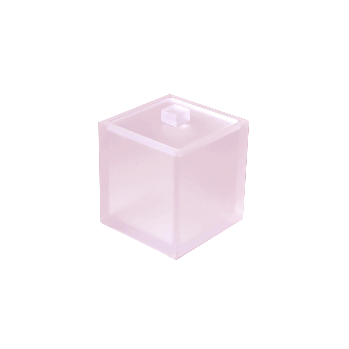 Container of Mike and Ally Ice Frosted Bath Accessories in Frosted Rose