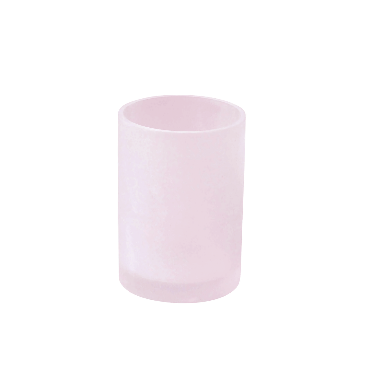 Tumbler of Mike and Ally Ice Frosted Bath Accessories in Frosted Rose