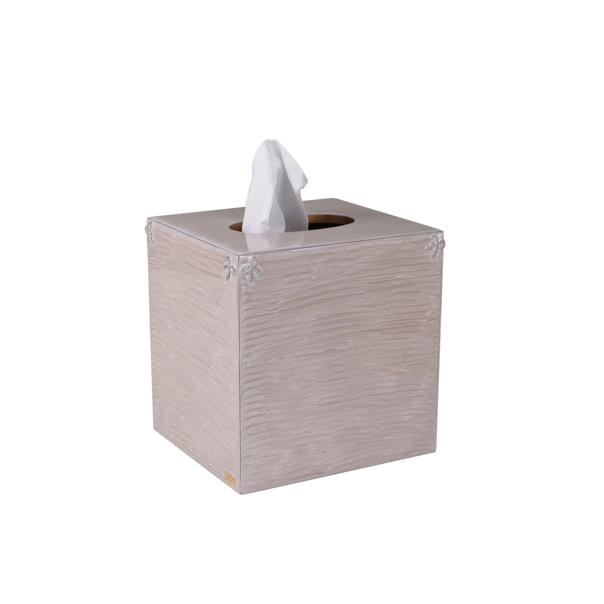 Tissue Boutique of Mike and Ally Lola Bath Accessories in Moonglow and Gold colors